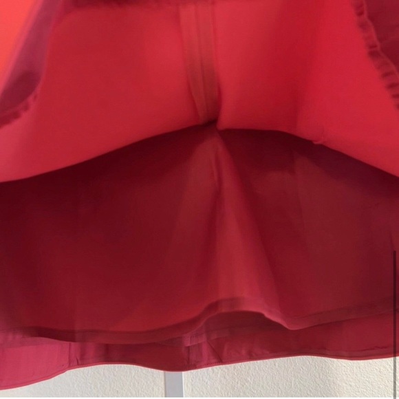 NWT J. Crew Women's Red Orange Wool Blend A Line Mini Skirt Size 2 NWT - Picture 5 of 5